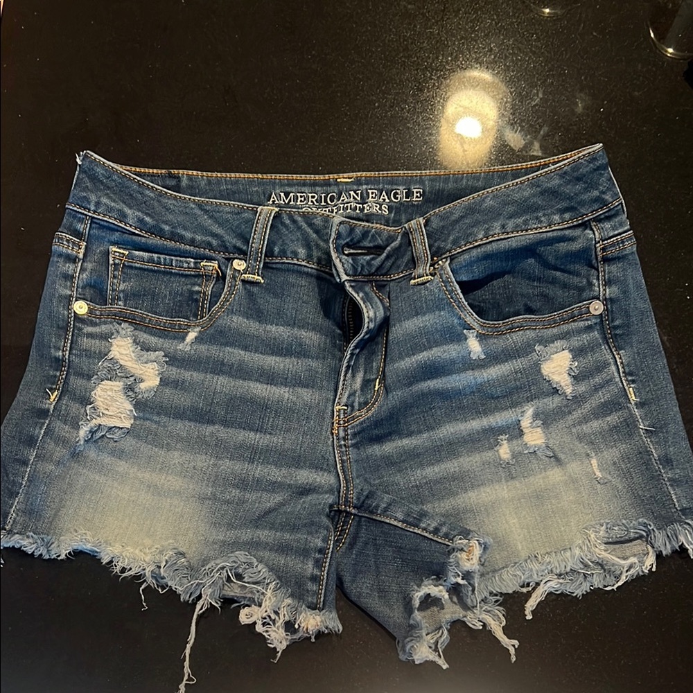 American Eagle Outfitters Blue Denim Shorts